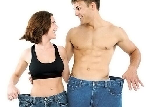 il risultato di perdere peso donne e uomini