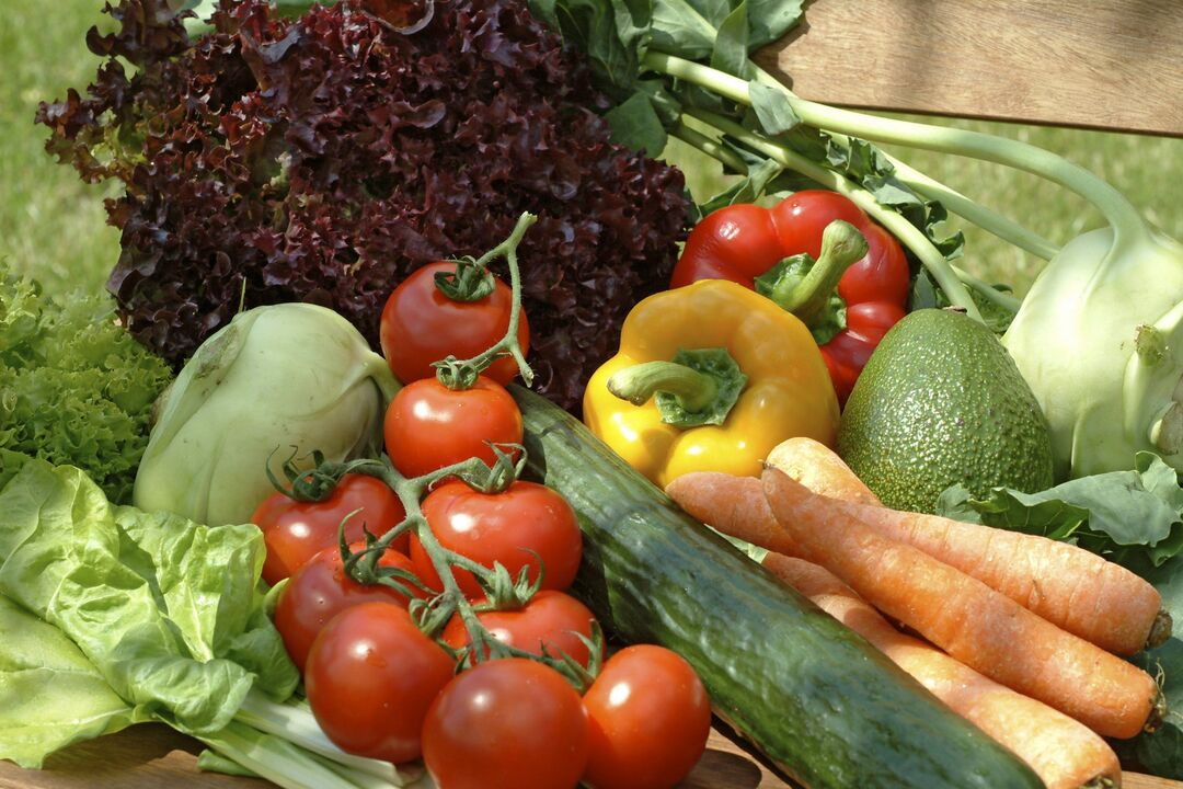verdure per una dieta a base vegetale